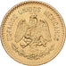 Mexico, 10 Pesos, 1908, Mexico City, Gold, AU(50-53), KM:473