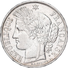 Francia, Cérès, 5 Francs, 1850, Paris, BC+, Plata, KM:761.1, Gadoury:719