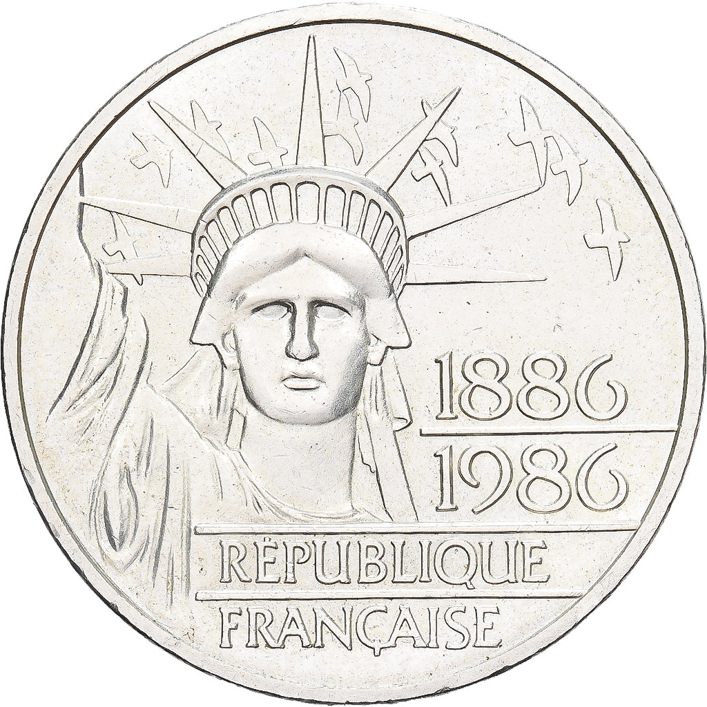 Munten, Frankrijk, 100 Francs, 1986, Piéfort, PR, Zilver, KM:P972