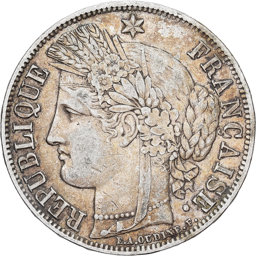 Monnaie, France, Cérès, 5 Francs, 1851, Paris, TB+, Argent, KM:761.1