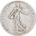 France, Semeuse, 2 Francs, 1900, Paris, F(12-15), Silver, KM:845.1