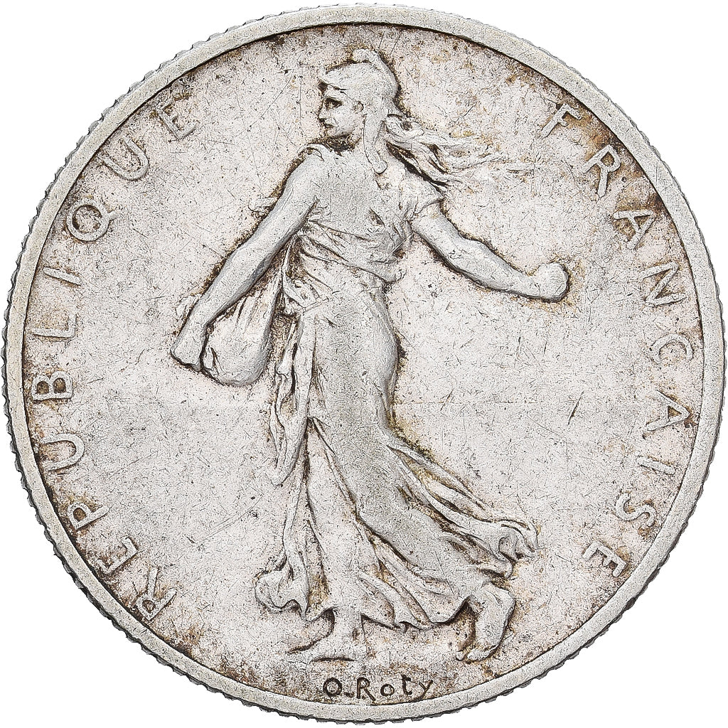 Frankrijk, Semeuse, 2 Francs, 1904, Paris, FR+, Zilver, KM:845.1, Gadoury:532