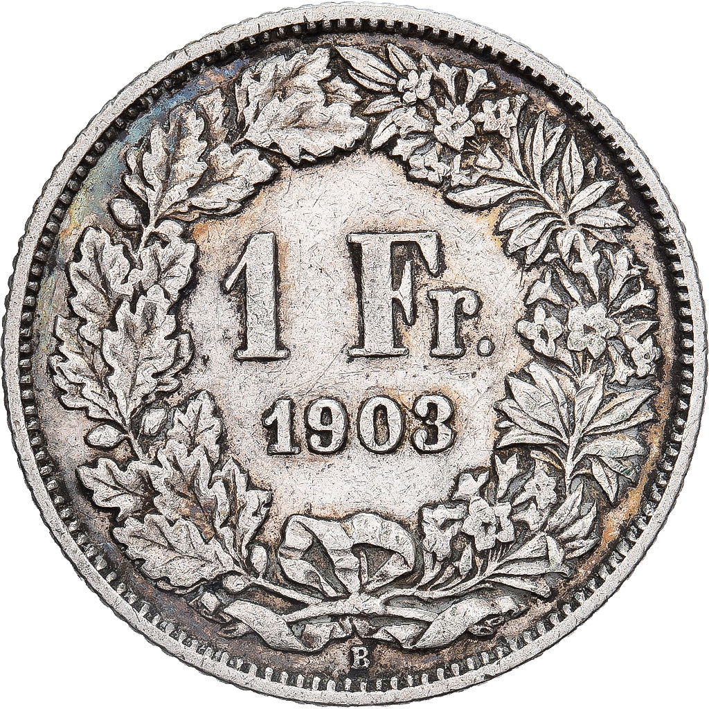 Moneta, Svizzera, Franc, 1903, Bern, BB, Argento, KM:24