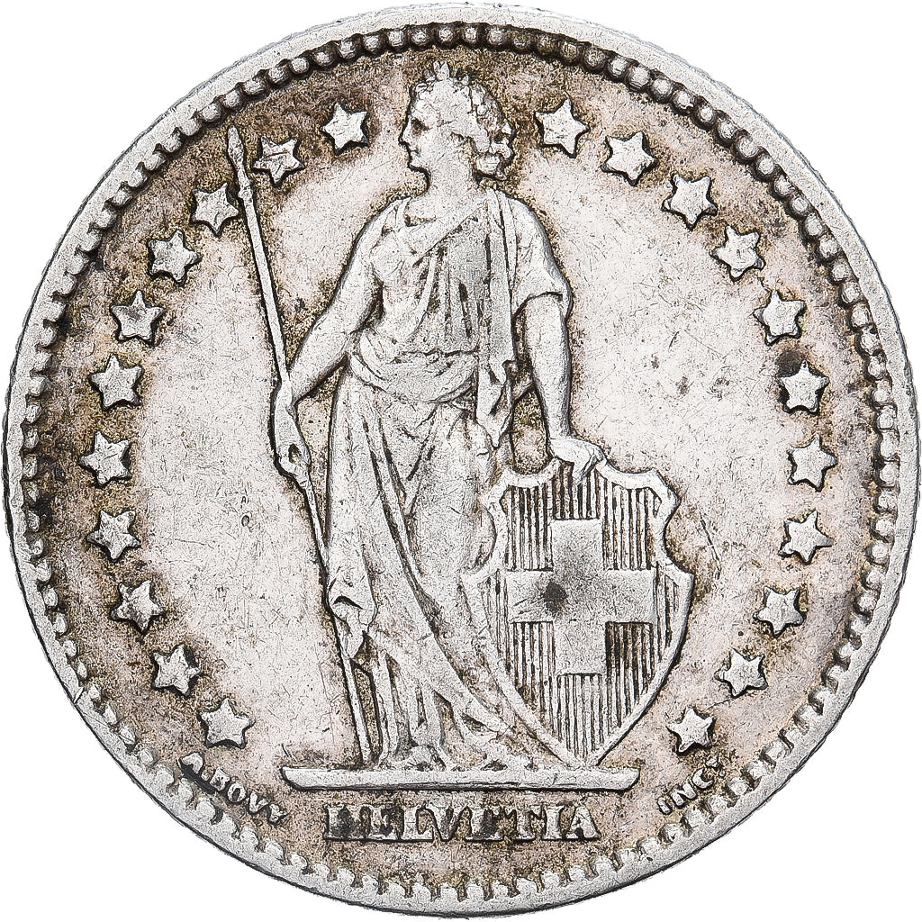 Svizzera, Franc, 1906, Bern, BB, Argento, KM:24