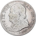 STATI ITALIANI, PAPAL STATES, Pius IX, Lira, 1867, Roma, MB+, Argento, KM:1378