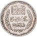 Tunisie, Ahmad Pasha Bey, 5 Francs, 1935/AH1353, Paris, Argent, SUP, KM:261