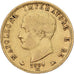 ITALIAN STATES, 40 Lire, 1809, Milan, KM #12, EF(40-45), Gold, 12.90