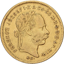 Hongarije, Franz Joseph I, 4 Forint 10 Francs, 1870, Kormoczbanya, Goud, ZF+