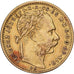 Ungheria, Franz Joseph I, 8 Forint 20 Francs, 1883, Kormoczbanya, Oro, BB+