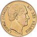 Bélgica, 20 Francs, 1865, Dourado, EF(40-45), KM:23