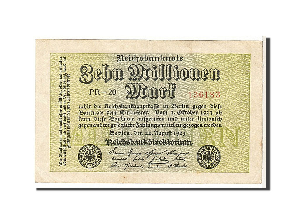 Banknote, Germany, 10 Millionen Mark, 1923, KM:106a, EF(40-45)