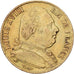 Francia, Louis XVIII, 20 Francs, 1814, Paris, BC+, Oro, KM:706.1, Gadoury:1026
