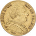 Francia, Louis XVIII, 20 Francs, 1815, Paris, Oro, MBC, Gadoury:1026, Le
