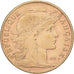 Francia, 10 Francs, Marianne Coq, 1906, Paris, Oro, SPL-, KM:846
