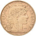 Francia, 10 Francs, Marianne Coq, 1901, Paris, Oro, BB+, Gadoury:1017, KM:846