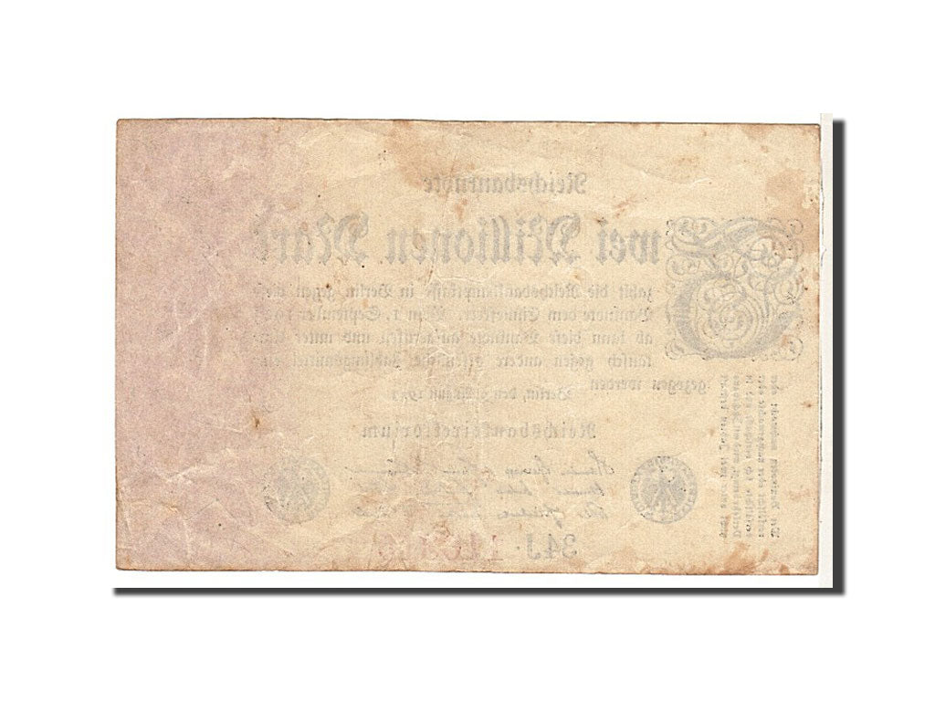 Banknote, Germany, 2 Millionen Mark, 1923, EF(40-45)