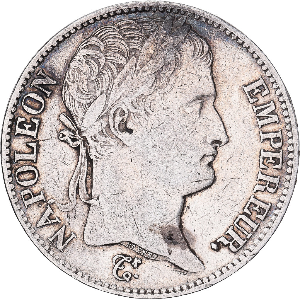 France, Napoléon I, 5 Francs, 1810, Paris, VF(30-35), Silver, KM:694.1
