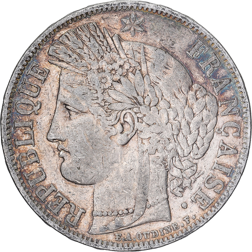 France, Cérès, 5 Francs, 1849, Paris, VF(30-35), Silver, KM:761.1, Gadoury:719