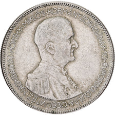 Ungarn, 5 Pengö, 1930, Budapest, Silber, S+, KM:512.1