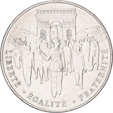 France, Libération de Paris, 100 Francs, 1994, MS(60-62), Silver, KM:1045.1