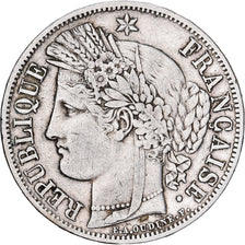 France, Cérès, 5 Francs, 1849, Paris, VF(30-35), Silver, KM:761.1, Gadoury:719