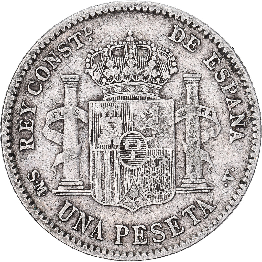 Spain, Alfonso XIII, Peseta, 1903, Madrid, EF(40-45), Silver, KM:721