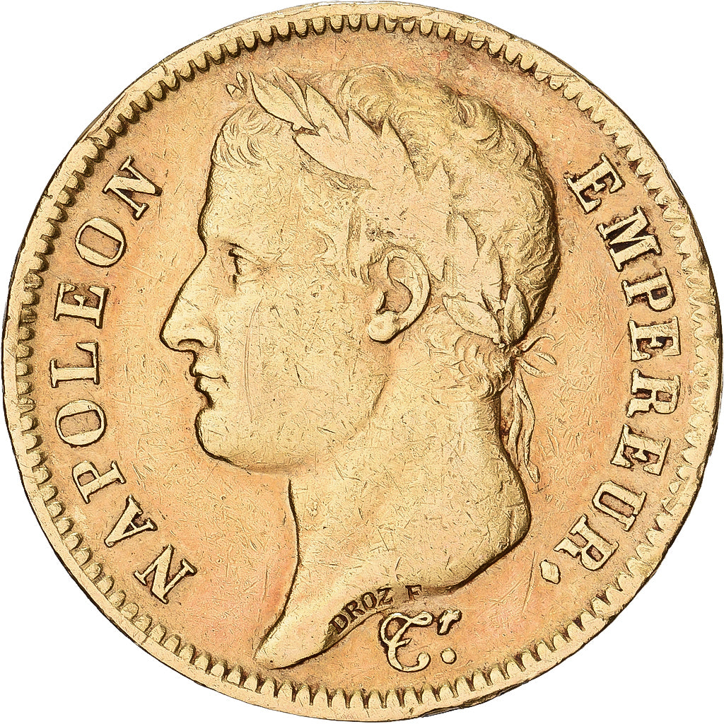 France, 40 Francs, Napoléon I, 1811, Paris, Or, TB+, Gadoury:1084, KM:696.1