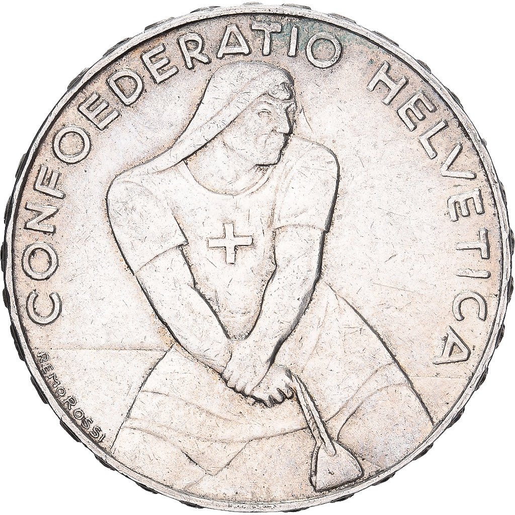 Schweiz, 5 Francs, 600e Anniversaire de la bataille de Laupen, 1939, Bern