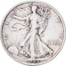 USA, Half Dollar, Walking Liberty, 1944, Denver, Srebro, VF(30-35), KM:142