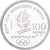 Francia, 100 Francs, 1992 Olympics, Albertville, Bobsledding, 1990, Paris
