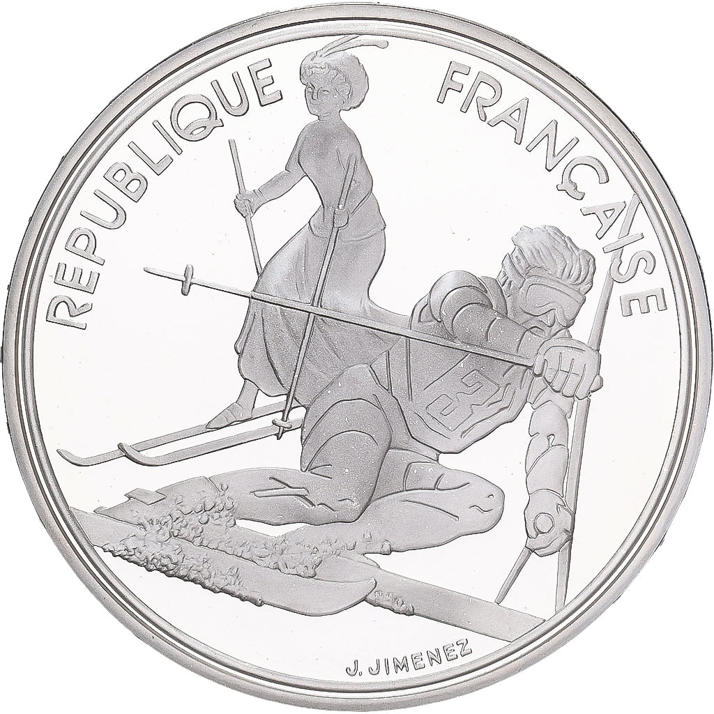 Francia, 100 Francs, 1990, Paris, Plata, FDC, Gadoury:913