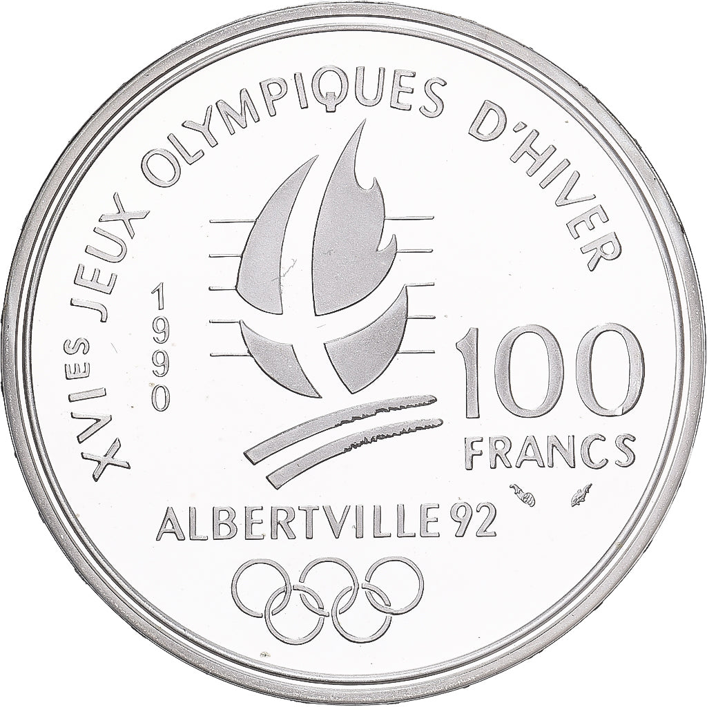 Francia, 100 Francs, 1990, Paris, Plata, FDC, Gadoury:913