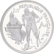 Coin, France, Albertville 1992, 100 Francs, 1991, Paris, MS(65-70), Silver