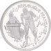 Moneda, Francia, Albertville 1992, 100 Francs, 1991, Paris, FDC, Plata