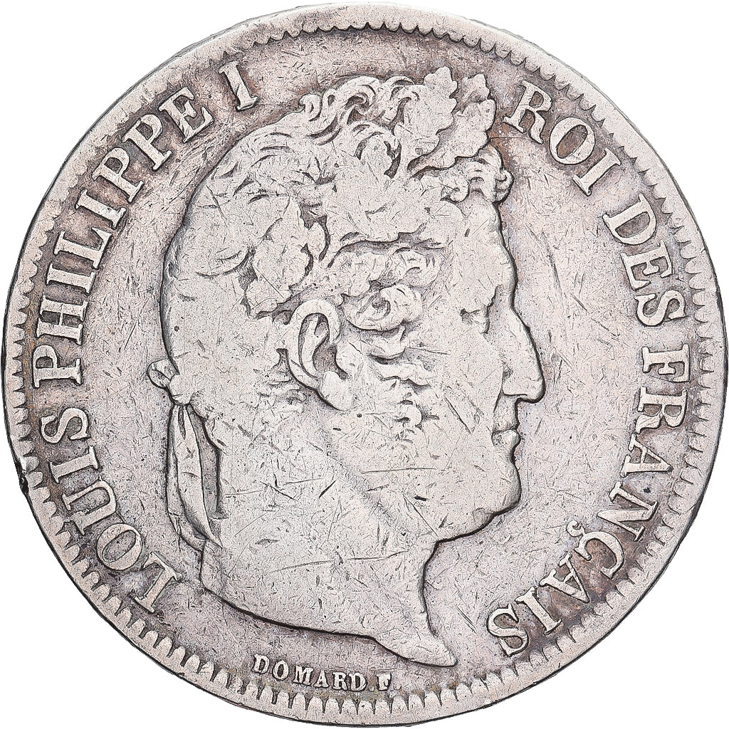 FRANCE, Louis-Philippe, 5 Francs, 1831, Perpignan, KM #745.11, VG(8-10),...