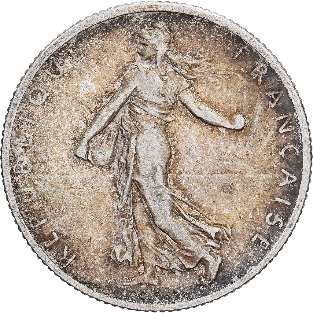 Coin, France, Semeuse, 2 Francs, 1902, VF(30-35), Silver, KM:845.1, Gadoury:532
