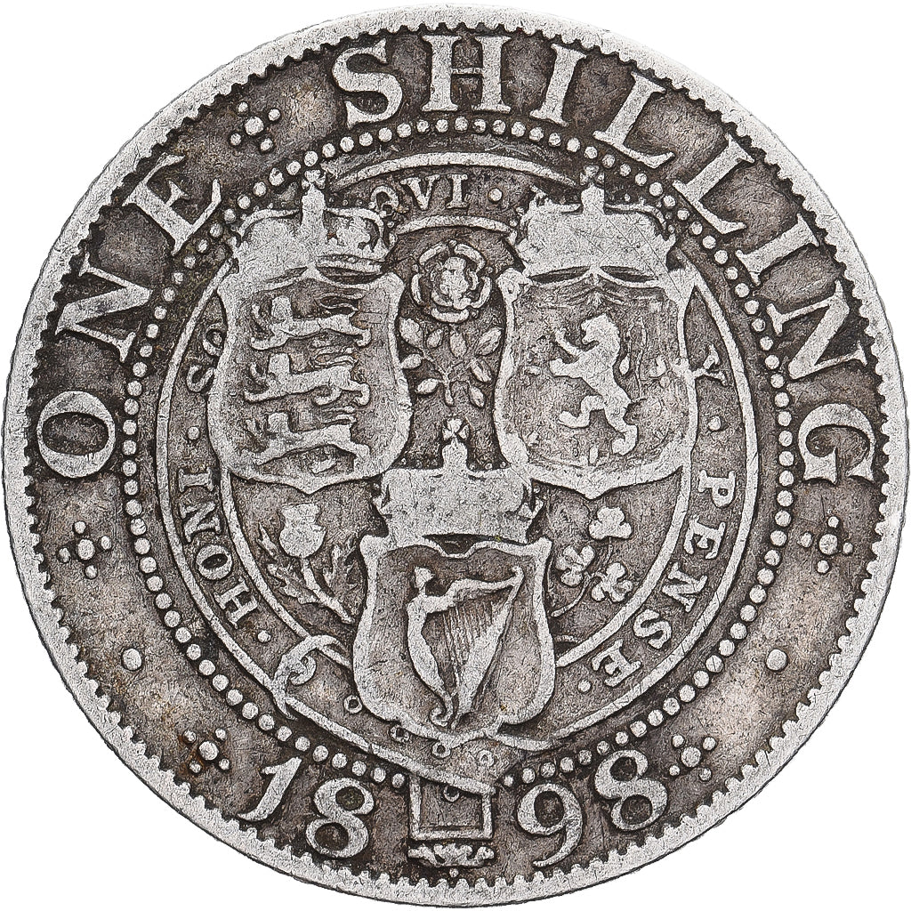 Great Britain, Victoria, Shilling, 1898, Silver, VF(20-25), KM:780