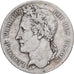 Bélgica, Leopold I, 5 Francs, 1833, Brussels, Tranche B, Prata, VF(30-35)