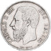 Belgium, Leopold II, 5 Francs, 5 Frank, 1866, Rare, Silver, VF(30-35), KM:25