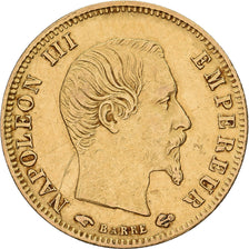 France, Napoleon III, 5 Francs, 1856, Paris, Gold, EF(40-45), Gadoury:1001