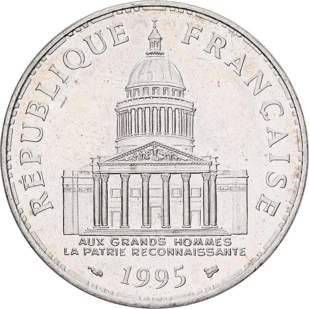 Frankreich, 100 Francs, Panthéon, 1995, MDP, Silber, UNZ, Gadoury:898