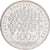 France, 100 Francs, Panthéon, 1985, Paris, Silver, MS(60-62), Gadoury:898