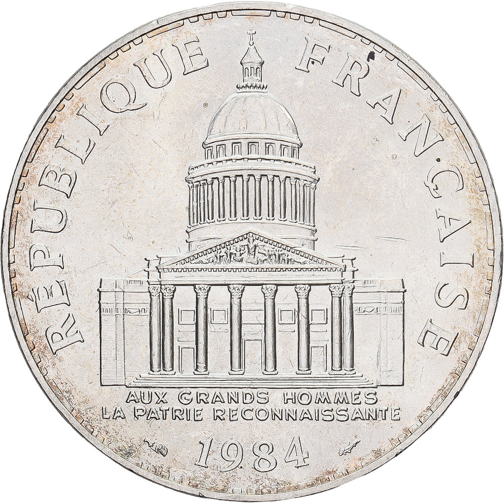 France, 100 Francs, Panthéon, 1984, Paris, Silver, MS(65-70), Gadoury:898