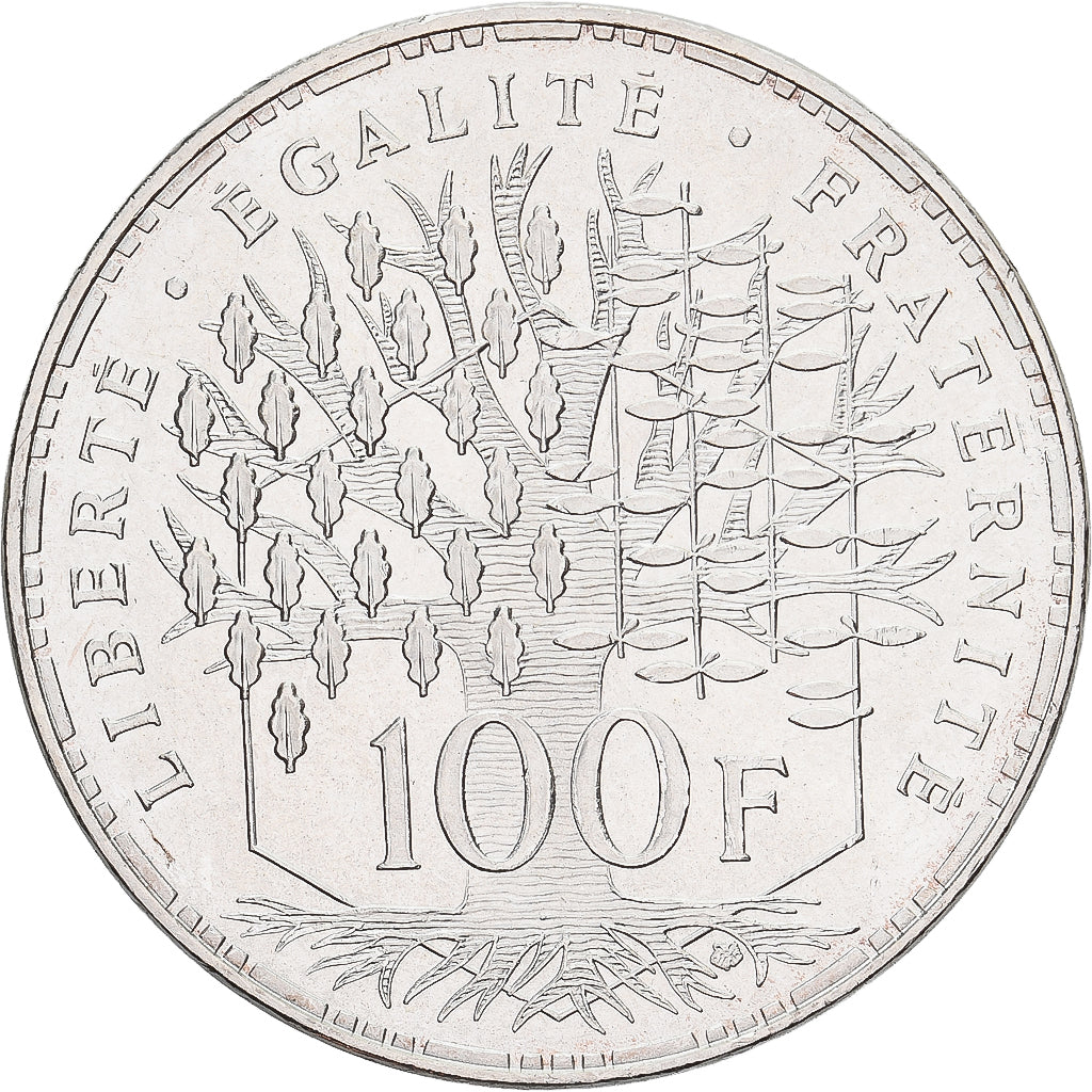 Francia, 100 Francs, Panthéon, 1983, Monnaie de Paris, Plata, PCGS, MS67