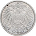 ALEMANIA - IMPERIO, Wilhelm II, Mark, 1914, Karlsruhe, Plata, EBC, KM:14