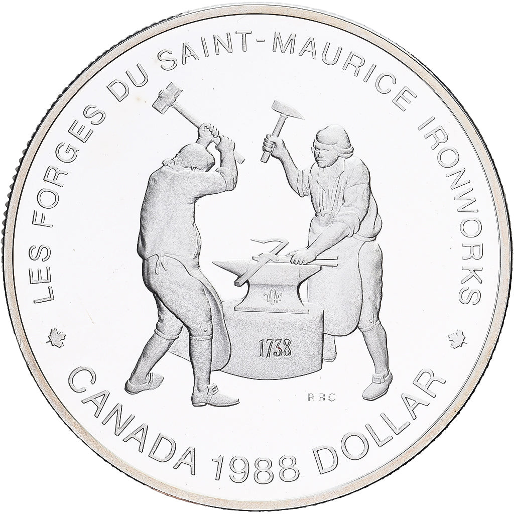 Monnaie, Canada, Elizabeth II, Dollar, 1988, Royal Canadian Mint, Ottawa, FDC