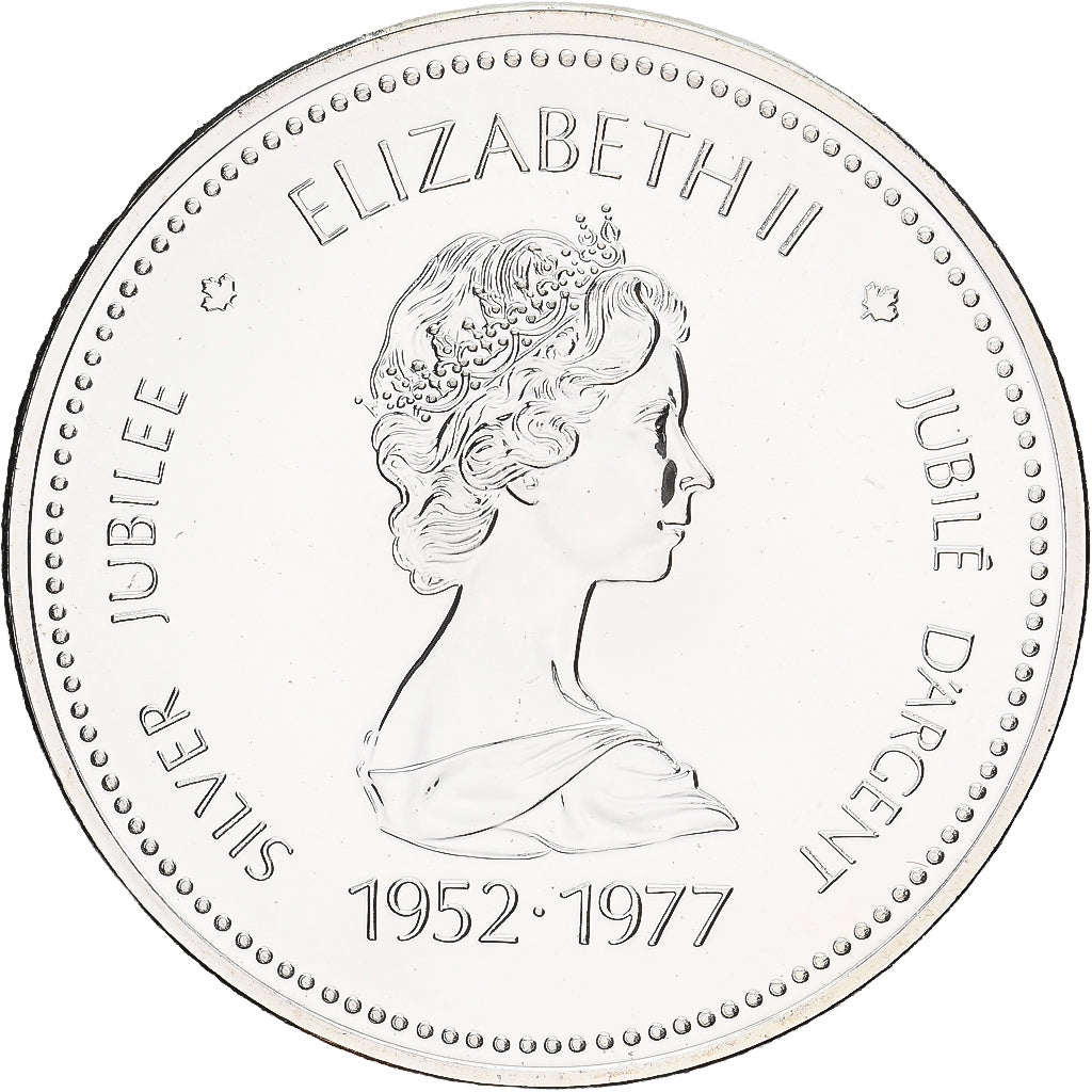 Canada, Élisabeth II, Dollar, 1977, Royal Canadian Mint, BU, Argent, FDC