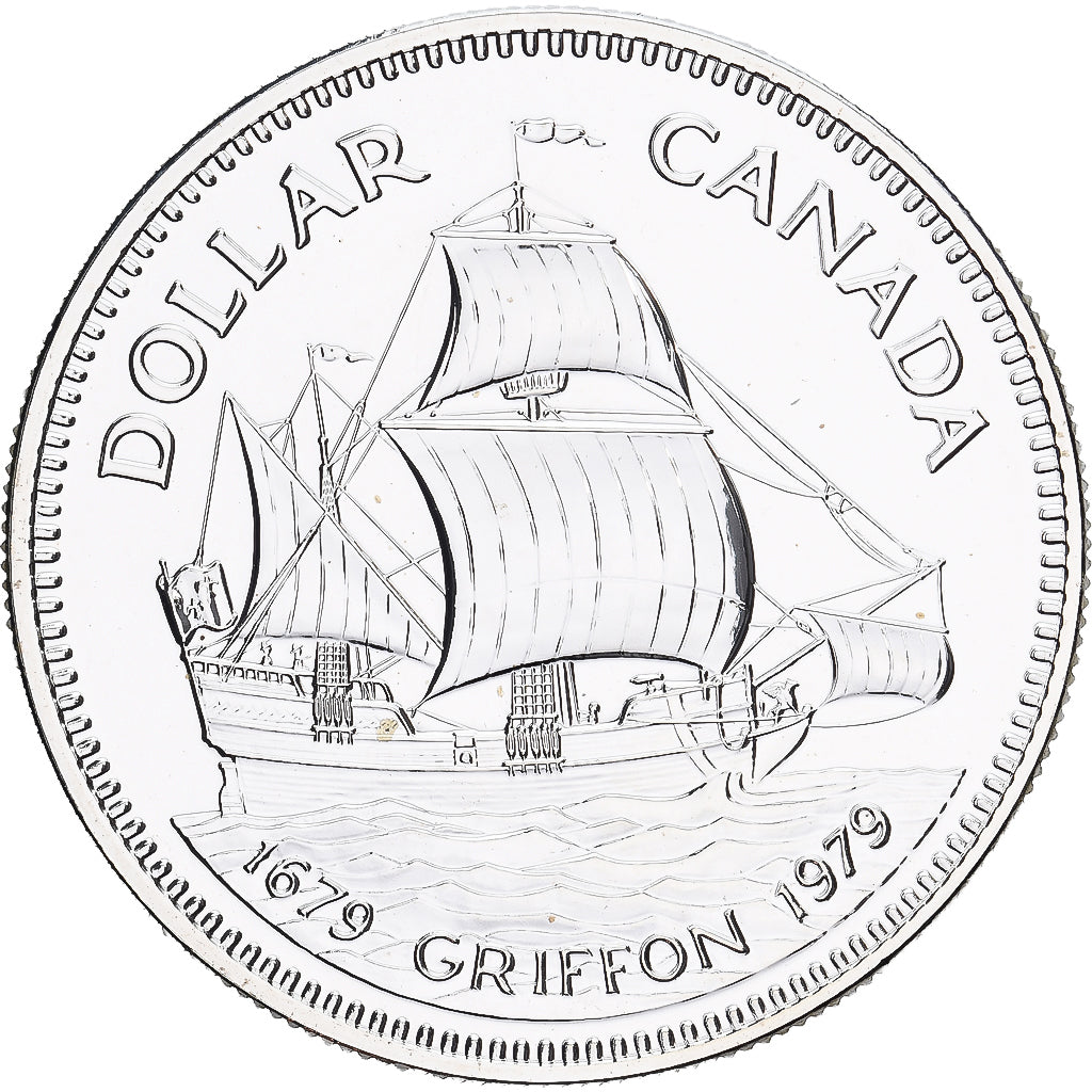 Canadá, Elizabeth II, Dollar, 1979, Royal Canadian Mint, Prata, AU(55-58)