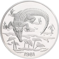 Jamaica, 10 Dollars, 1981, Franklin Mint, Faune des Caraïbes, Silver