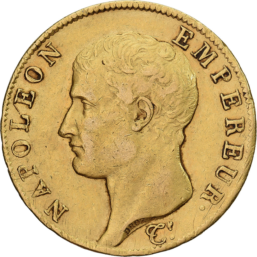 Frankreich, Napoleon I, 40 Francs, An 13 (1805), Paris, Gold, SS, Gadoury:1081